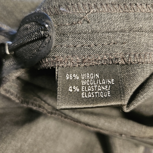 Lafayette 148 New York Women's Cropped Bleecker Wool Blend Dress Pants Size 16 - Picture 6 of 11